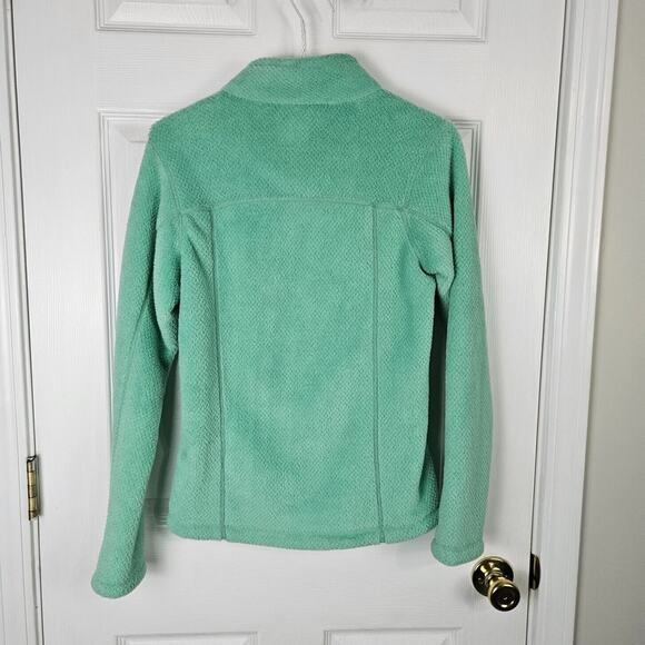 Patagonia Snap T Fleece Pullover Womens XS Mint Green Textured Sweater Jacket - Picture 7 of 7